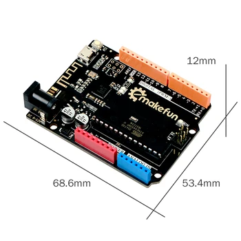 Keywish Arengu Juhatuse Arduino R3 Mikro-Liidese ning Bluetooth 4.0 Traadita side Moodul ,Baasi ATmega328P