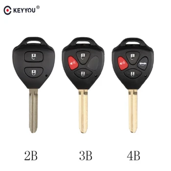 KEYYOU 10tk Remote Auto Key Shell TOY43 2/3/4BTN Fob Toyota Camry Corolla Yaris Reiz Avalon Venza Prius Scion TC XB Maatriks