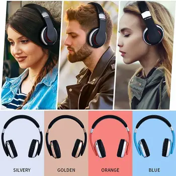 Kokkupandav 5.0 Bluetooth Kõrvaklappide Juhtmeta Peakomplekti HI-FI-helikvaliteet Stereo, Bass Kõrvaklapid Koos MIKROFONIGA Toeta TF Kaart