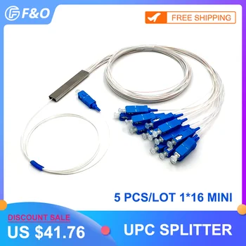 KS UPC Single mode Fiiber Optiline FTTH 0,9 mm mini plc splitter 1x16