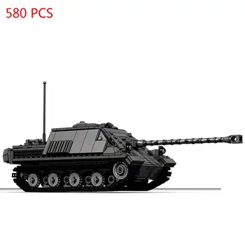 Kuum lepining sõjalise WW2 technic saksa Armee Gepard Tank Destroyer sõidukite sõja relvad ehitusplokid mudel tellised mänguasjad kingitus