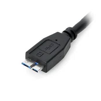 Kvaliteetne Kahe USB 3.0 Meeste ja Micro-USB-3 Y-Cable for Mobile Hard Disk Drive