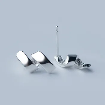 La Monada Naiste Kõrvarõngad korea 925 Sterling Silver Kõrvarõngad Naistele Ehted Moonutamine Line Naiste Stiilsed Kõrvarõngad