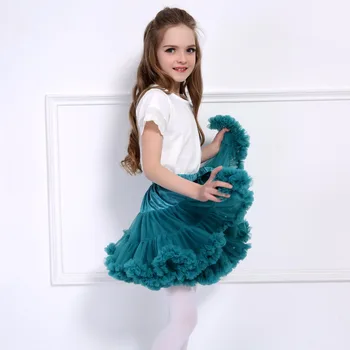Lapsed Tüdruk Princess Tutu Seelik Tants Ballerina Pettiskirt Väikelapse Kohev Ballett Riided Partei Tülli Miniseelik