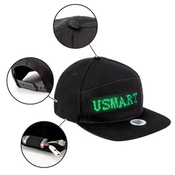Loominguline LED-Ekraan, Kerge Müts Kohandatud Bluetooth Müts Mobile APP Kontrolli Müts Led Light Sõna Hip-Hop Müts