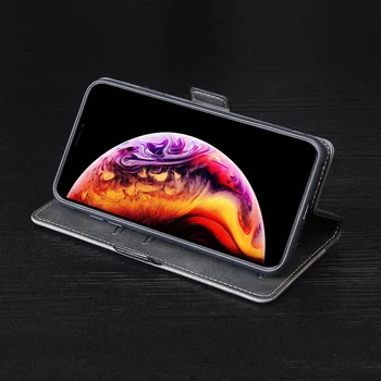 Luksus Flip Case For iPhone 11 Pro Max SE 2020 XR, XS X 6 6S 7 8 Plus Juhul Nahast Rahakott Seista Kaardi Omanik, Magnet Kate