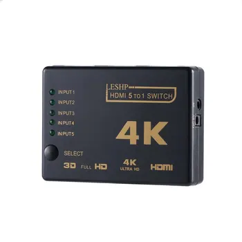 Mini HDMI Switcher 4K HD1080P 3 5-Port HDMI Lüliti Lüliti Splitter, Millel Hub IR pult DVD-HDTV TV BOX Z2