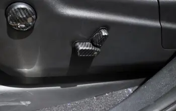 Mõeldud Dodge Charger RAM Durangos 2011-2020 Istme Elektriline Reguleerimine Teenetemärgi Kate Sisekujundus Kleebis ABS-Carbon Fiber Auto Tarvikud