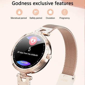 Naiste Smart Watch Jumalanna Eksklusiivne Funktsioone Fitness Käevõru Mitu Spordirežiimi Pulsikella Naine Smartwatch 2020