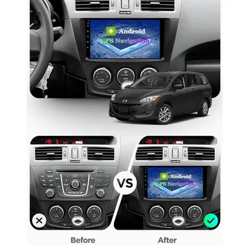 Näiteks Mazda 5 3 pidevlaine (CW) 2010 2011 2012 2013 2 din Auto Raadio Multimeedia Video Mängija, Navigatsiooni GPS Android wifi