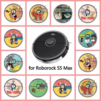 Pakkuda Kohandatud Kohandatud Vinüül Animatsiooni Kleebise jaoks Roborock S5 MAX Robot Robot Tolmuimeja Naha Varuosad Tarvikud