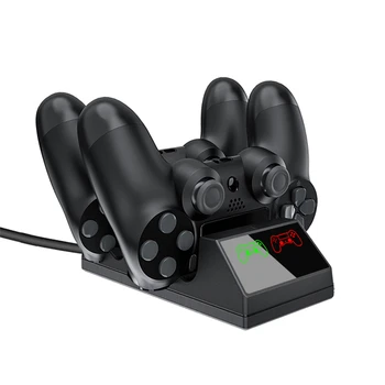 PS4 Kontroller Laadija USB-Laadimise Alus Koos LED Valgus, mis Sobib Sony Playstation 4 / PS4 / Pro / Slim Wireless Controller