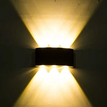 QLTEG LED Seina Lamp Kaasaegne sconce lamp 6w 12w 18w LED seinavalgusti veekindel Trepp põhjal Võistluskalendri Magamistuba outdoor Valgustus siseruumides
