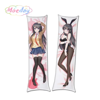 Rascal Ei Ole Unistus Bunny Tüdruk Senpai Sakurajima Mai Anime Kallistamine Keha padjapüürid