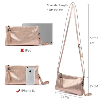 Realer naiste crossbody kott õlal kott kõrge kvaliteediga naturaalsest nahast messenger kott daamid rahakott ja sidur luksus disainer