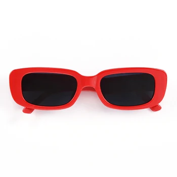 Retro Ristküliku Päikeseprillid Naiste Vintage Väike Ruut päikeseprillid Naine Brändi Disainer Mood Must Leopard Eyewears UV400