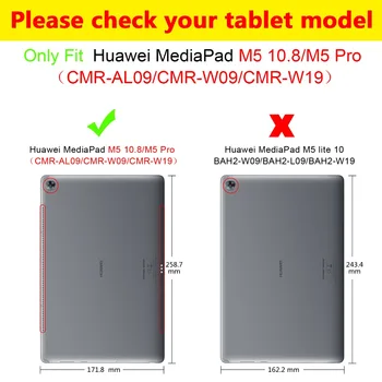 Räni Lapsed Juhul Kaas Huawei MediaPad M6 10.8 8.4 Tablett Kaitsva puhul Huawei MediaPad M5 10.8