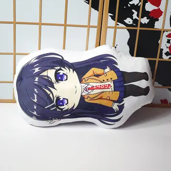 Sakurajima Mai Padi, Mänguasi Anime Tüdruk Lühike Palus Täistopitud Nukk Kahepoolne Padjapüür 40cm Cosplay jaoks Kingitus