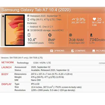 Samsung Galaxy Tab A7 T500 T505 T507 2020 Juhul Nahast Seista Kaane Protector Samsung Galaxy Tab A7 10.4 Juhul + FilmGift