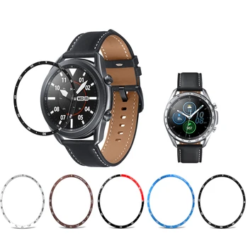 Samsung Galaxy Watch3 41mm/45mm Bezel Ringi Liim serva Kate nii, Roostevabast Terasest Smart watch tarvikud Protector Raam