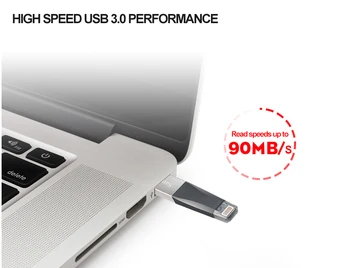 SanDisk USB Flash Drive iXPand OTG Lightning-Liides U Disk USB 3.0 Stick 32GB 64GB 128GB Pen Drives Ra iPhone & iPad