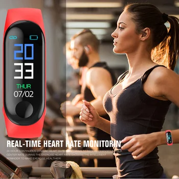 SHAOLIN Smartband Sport Käepaela Fitness Tracker Sõnumeid Meeldetuletus Nutikas Käevõru, Värvi Ekraan Mehed Naised Smart Bänd