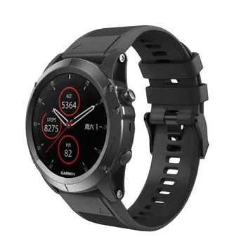 Smartband Klassika Silikageel Asendamine Quick Release Easy Fit Käepaela Garmin Fenix 5X Pluss Sport Watch Dropship 18DEC25