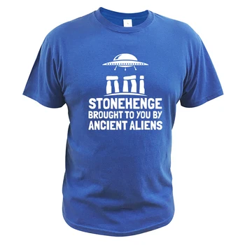 Stonehenge Toonud Teile Vana Välismaalaste T-Särk Kõrge Kvaliteediga Pehme Puuvillane ELI Suurus Tops Tee Basic Camiseta