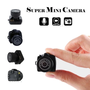 Super Mini videokaamera Ultra Väike DVR Kaamera Digital Audio Diktofon Kaasaskantav DV Veebikaamera Micro Saladus Pocket Cam Y2000