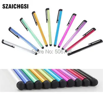 SZAICHGSI hulgi 1000pcs/palju Universal Capacitive Stylus Pen Iphone 5 5S 6 7 pluss Touch Pen mobiili, Tahvelarvuti
