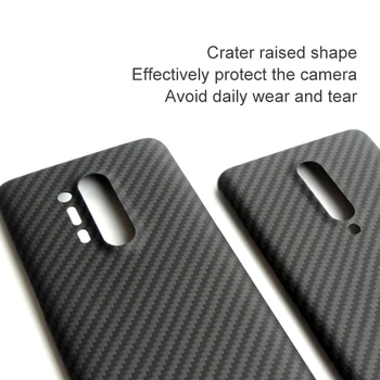 Süsinikkiust kaitsva puhul OnePlus 8, matt aramiid kiud ultra-õhuke telefon puhul Sobib OnePlus 8 pro