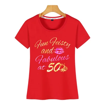 Tops T-Särk Naiste 50. sünnipäeva kujunduse Seksikas Harajuku Puuvill Naine Tshirt