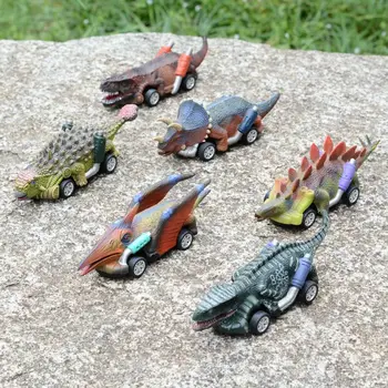 Tõmba Tagasi Dinosaur Autod, Mänguasjad 6 Pack Dinosaurus Roadster Pool Soosib Mängud Dino