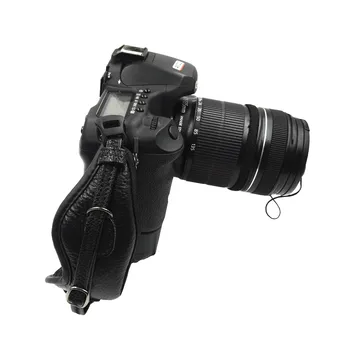 Universaalne DSLR Kaamera Nahast Käe Grip Randmepaela Plaat Sobib Canon 1000D 600D 550D Nikon Sony Kaamera Fujifilm