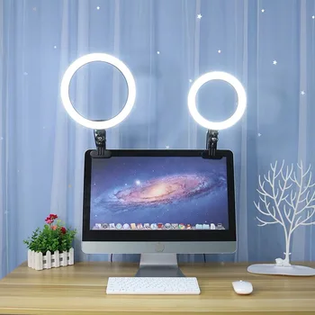 Universaalne Selfie Ringi Valgus, Paindlik Mobiiltelefoni Omanik Laisk Bracket laualamp LED Light Live Stream Office Köök