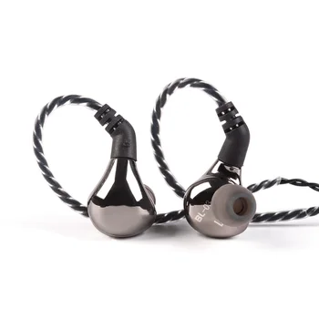Uus BLON BL-03 BL03 10mm Süsiniku Diafragma Dünaamiline Draiver Ear Kõrvaklapid DJ Töötab Kõrvaklapid Earbuds Eemaldatav 2PIN Kaabel BL-01