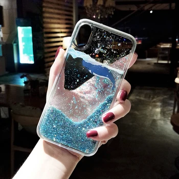 Vaal Glitter Vedela Silikooniga Case For Samsung Galaxy A51 A71 A50 A20 A30 A10 A40 A60 A70 A80 A20E A10S A20S Pehme TPU tagakaas
