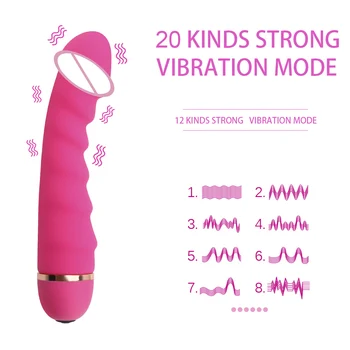 VATINE 20 Kiirusega Vibraator Dildo Sugu Mänguasjad, Naiste Naiste Masturbator Täiskasvanud Toodete AV Kinni G Spot Kliitori Stimulaator