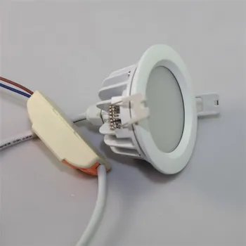 Veekindel IP68 LED Allvalgusti, AC110V Reguleeritav 220V 15W LED Süvistatavad Lae Lamp Vannituba, elutuba Anti-fog lamp