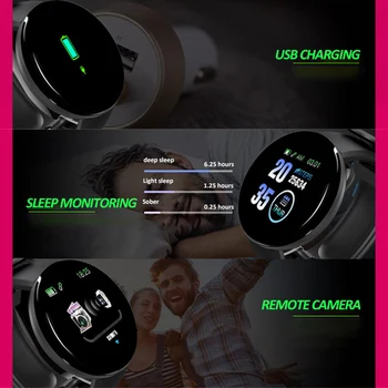 Veekindel Smart Watch Pedometer Puhkeoleku Südame Löögisagedus, Vererõhk, Vere Hapniku Järelevalve Nutikas Käevõru 1.3 Tolline Sport SmartWatch