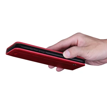 Vintage Nahast Klapp Jaoks Xiaomi Redmi Lisa 9 Pro 9S Rahakoti Puhul Kaardi Seista Magnet Raamatu Kaas Luksus Vabaaja Telefon Fundas