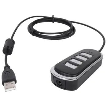 VoiceJoy 3,5 mm Nutitelefoni peakomplekt koos mikrofoniga, USB-pistik adapter kaabel arvutite, sülearvutite,USB ja 3,5 mm peakomplekti adapter