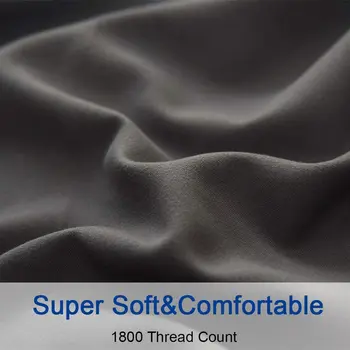 Voodi Sheet Set Super Pehme Microfiber 1800 Thread Count Luksus Egiptuse Lehed Sügav Tasku Kirtsutama ja Allergikutele