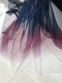 Võrgusilma riidest Silma PITS 1m/palju pehmete silmadega Gradient värvi kangast kleit pulm kleit, loor DIY riie läbipaistev kleit kangast H015