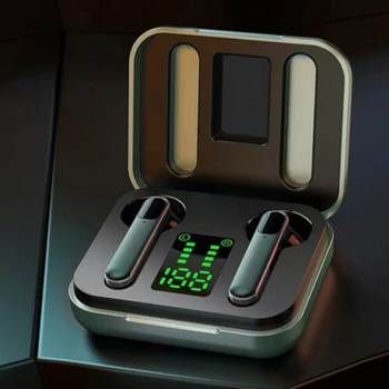 X40 Traadita Bluetooth-5.0 Kõrvaklapid, In-Ear Stereo Sport Earbuds Veekindel Müra Vähendamise Peakomplekt Koos LED Digitaalne Laadimise Kasti