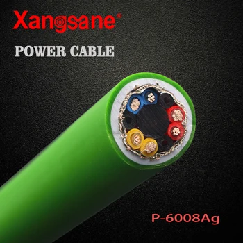 Xangsane P-6008Ag HIFI-silver katmine toitejuhe High fidelity audio kaablit lahtiselt toitekaabel