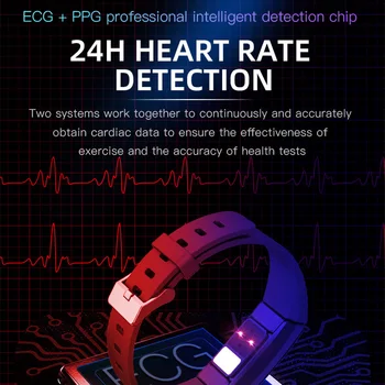 Y91 IP68 Veekindel Smart Käepaela EKG PPG heart rate variability, HRV Smart Bänd Fitness Tracker Südame Löögisageduse, vererõhu ja Hapniku Järelevalve Käevõru