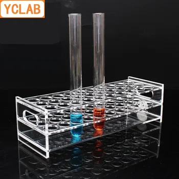 YCLAB 18,5 mm * 20Holes Katseklaasi Hammas Akrüül Orgaaniline Klaas PMMA polümetüülmetakrülaat Labware