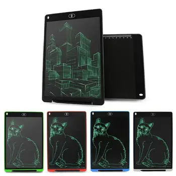 12-Tolline LCD Kirjalikult Tablett Digitaalne Joonistamine Tablett Käsikiri Pad Kaasaskantavate Elektrooniliste Graafika Notepad Juhatus CR2032 Patarei