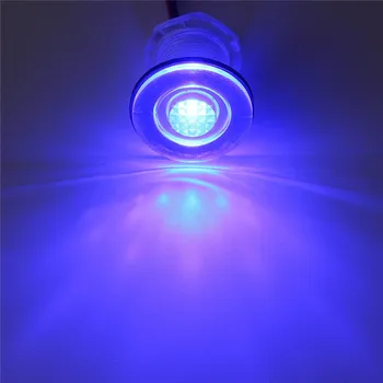 1TK Sinine/Valge Auto LED Lamp Paat Mere Laeva RV 12V Veekindel LED Viisakalt Valguse Lamp Paadid Veoauto Veoauto